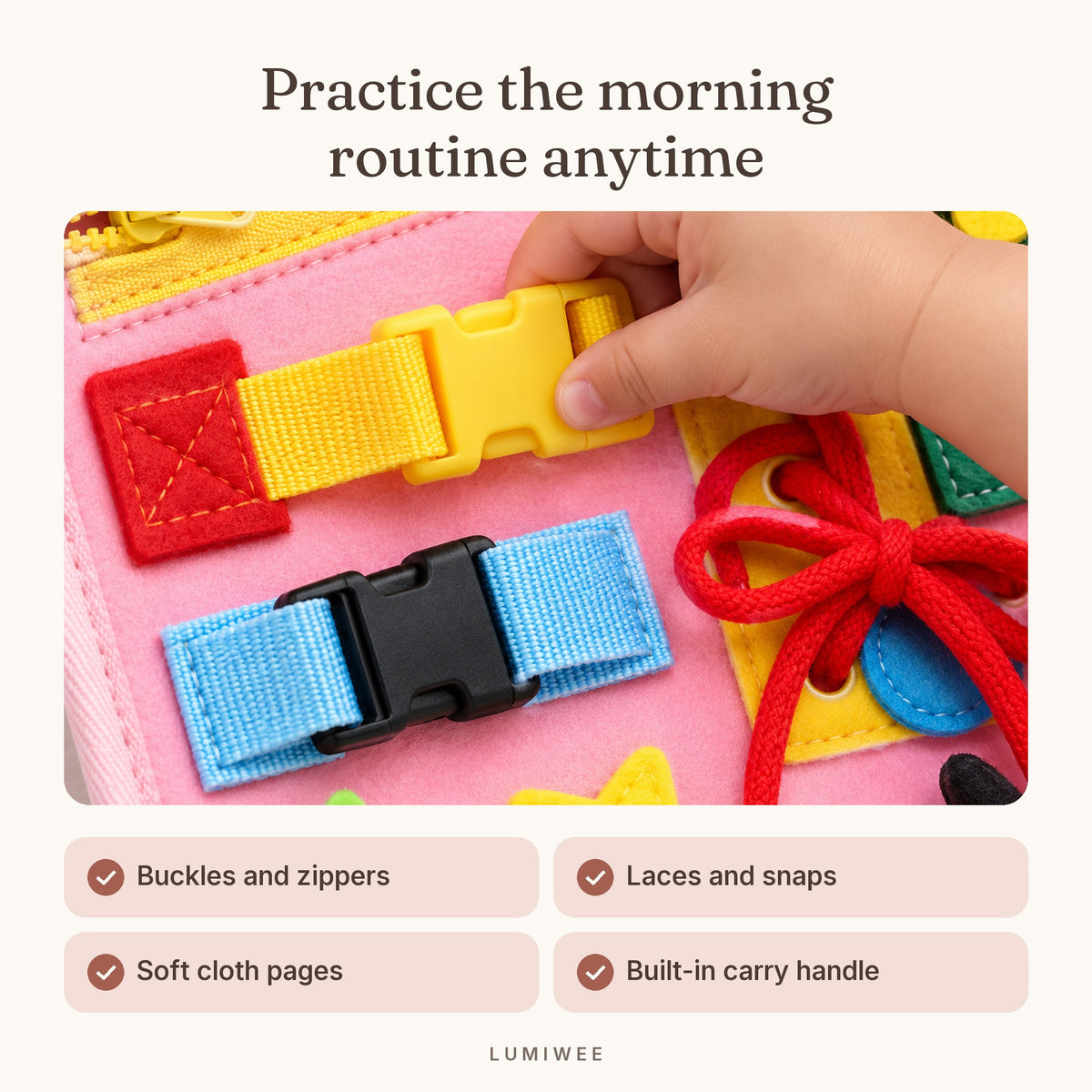 Lumiwee infographic: Bramble - Practice the morning routine anytime
