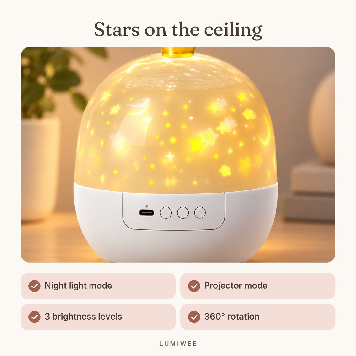 Lumiwee infographic: Nova - Stars on the ceiling