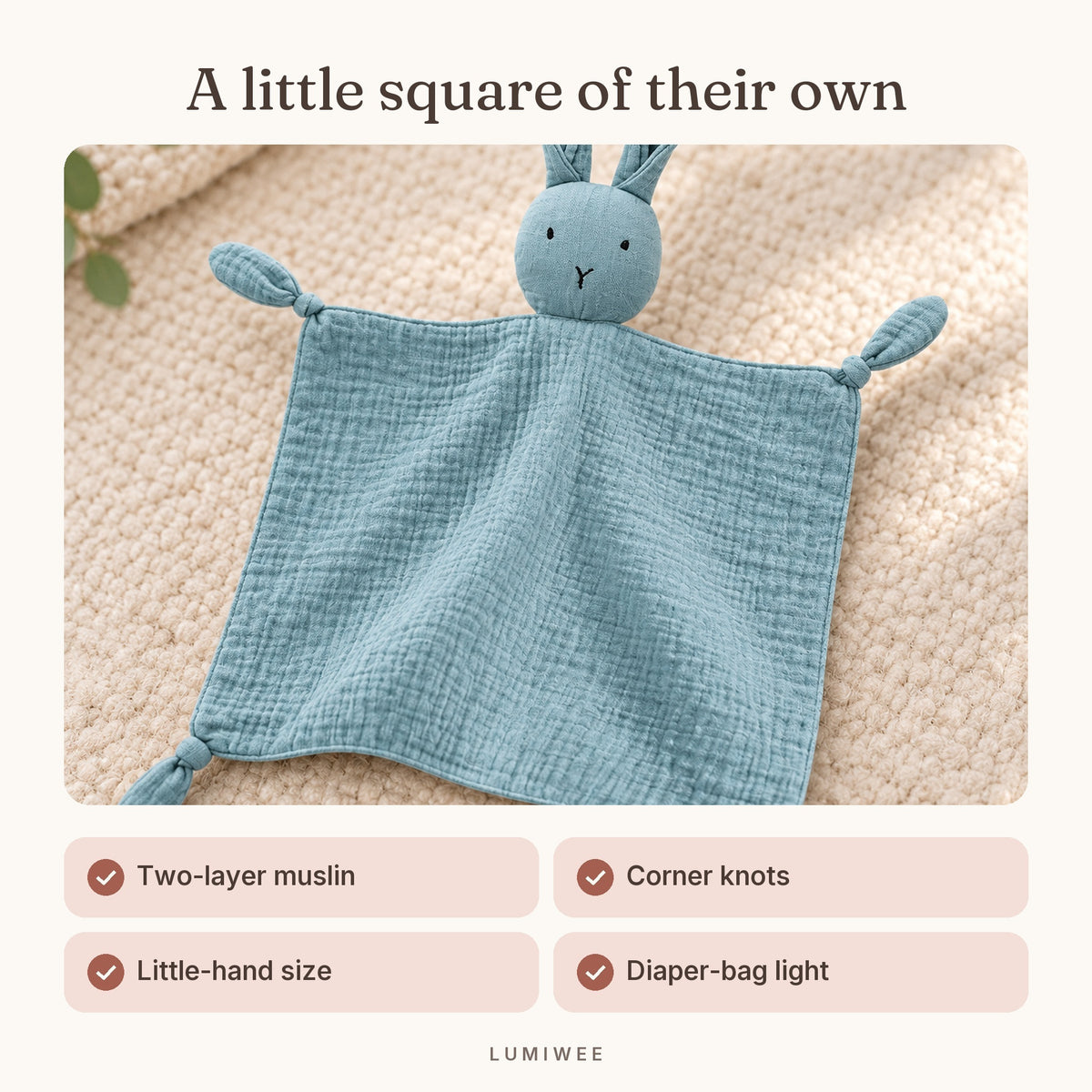 Lumiwee infographic: Nuzzle - A little square of their own