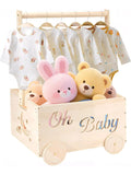 Lumiwee Acorn Baby Shower Gift Crate & Wooden Toy Box