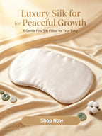Soft Silk Cloud Baby Pillow Breathable Infant Neck Support Cushion, Zero‑Flat Height Sleep Pillow for Newborns