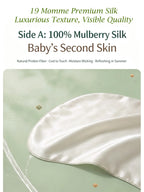 Soft Silk Cloud Baby Pillow Breathable Infant Neck Support Cushion, Zero‑Flat Height Sleep Pillow for Newborns