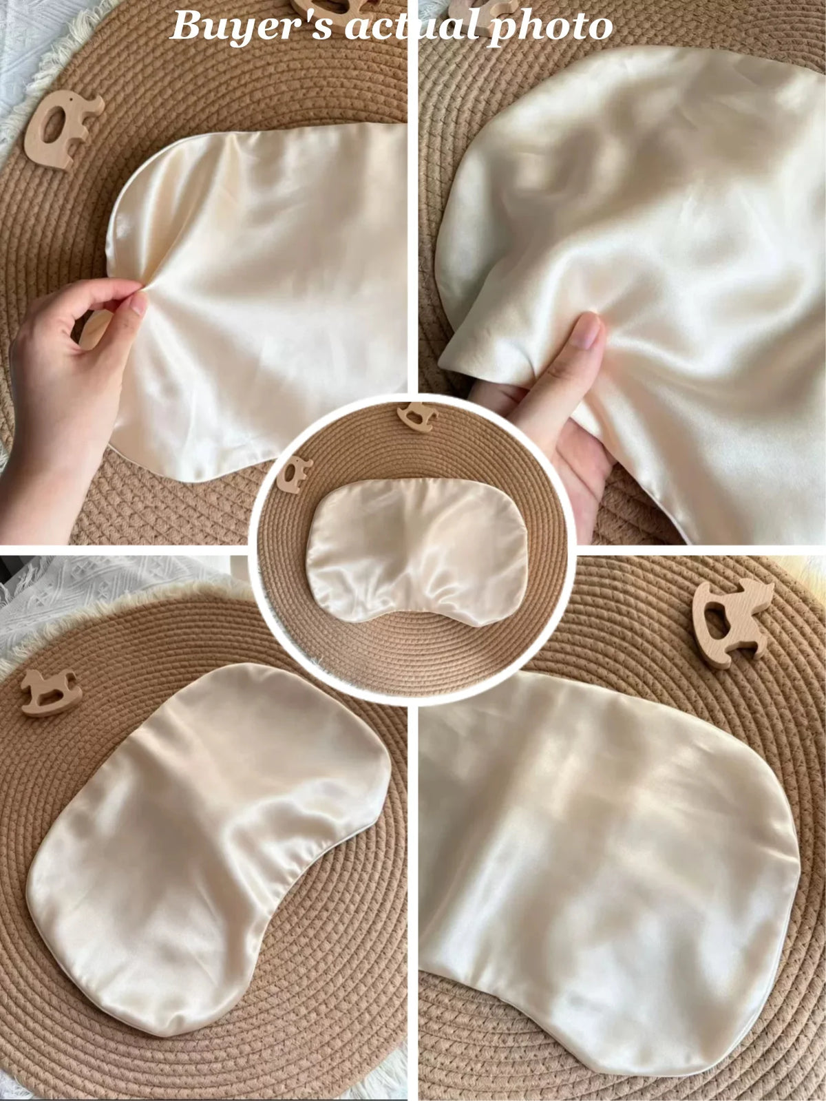 Soft Silk Cloud Baby Pillow Breathable Infant Neck Support Cushion, Zero‑Flat Height Sleep Pillow for Newborns