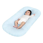 Only Cover Ultra Soft Removable Baby Nest Bed Cover Solid Color Newborn Slipcover Lounger Cover Sleeping Pad Flat Sheet for Crib