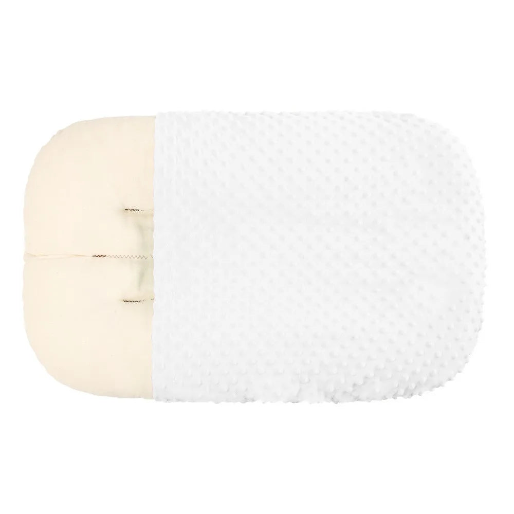 Only Cover Ultra Soft Removable Baby Nest Bed Cover Solid Color Newborn Slipcover Lounger Cover Sleeping Pad Flat Sheet for Crib
