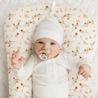 Muslin Cotton Newborn Baby Nest Slipcover Soft and Breathable Lounger Cover for Infant Girls Boys Gifts 2PCS Baby Lounger Cover