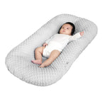 Only Cover Ultra Soft Removable Baby Nest Bed Cover Solid Color Newborn Slipcover Lounger Cover Sleeping Pad Flat Sheet for Crib