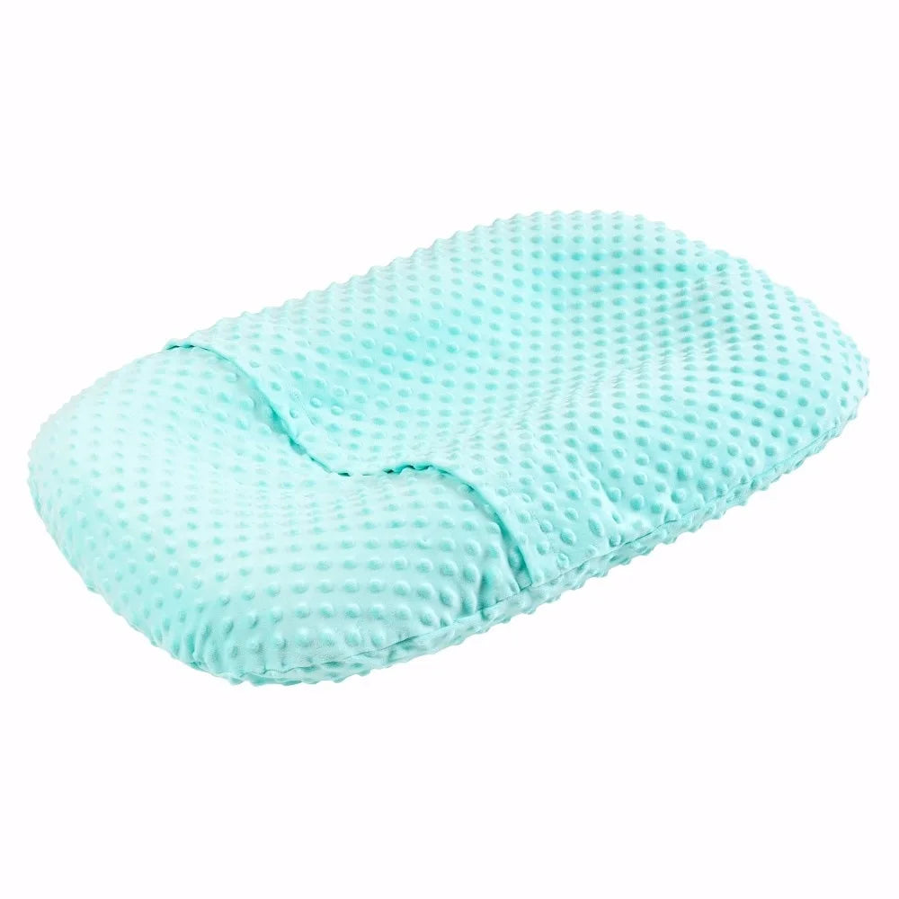 Only Cover Ultra Soft Removable Baby Nest Bed Cover Solid Color Newborn Slipcover Lounger Cover Sleeping Pad Flat Sheet for Crib