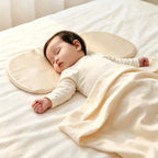 Soft Silk Cloud Baby Pillow Breathable Infant Neck Support Cushion, Zero‑Flat Height Sleep Pillow for Newborns