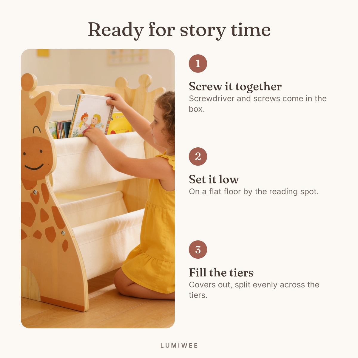 Lumiwee infographic: Alder - Ready for story time