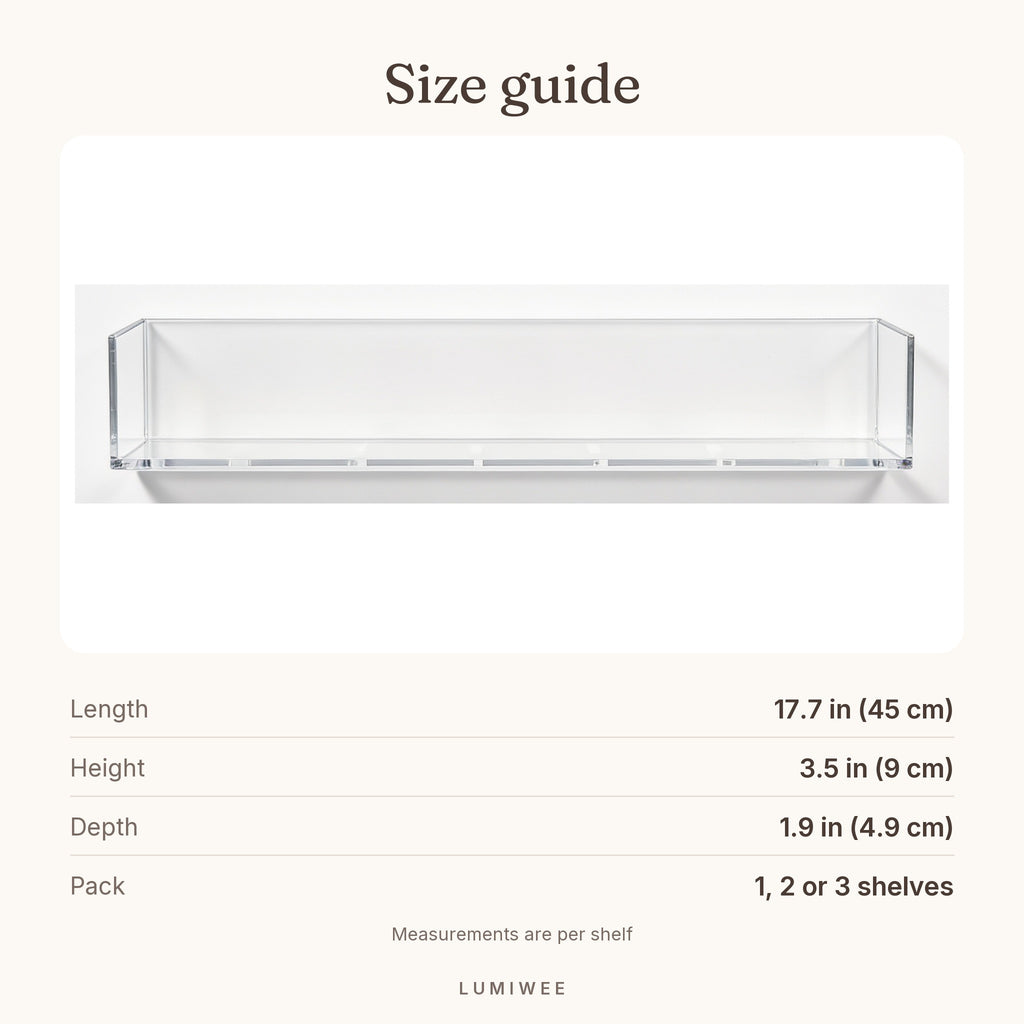 Lumiwee infographic: Aspen - Size guide