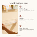 Lumiwee infographic: Aspen - Hang it in three steps