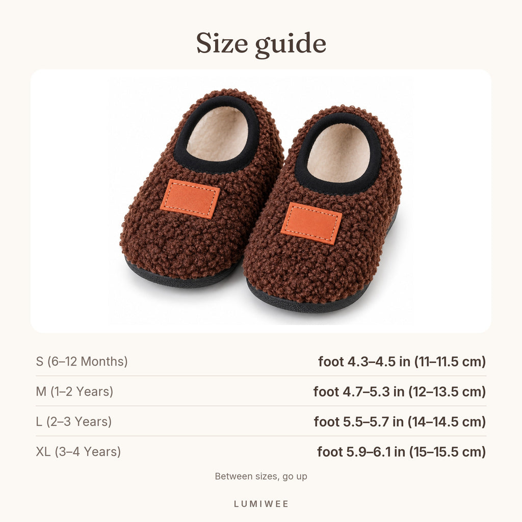 Lumiwee infographic: Burrow - Size guide