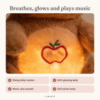 Lumiwee infographic: Capy - Breathes, glows and plays music