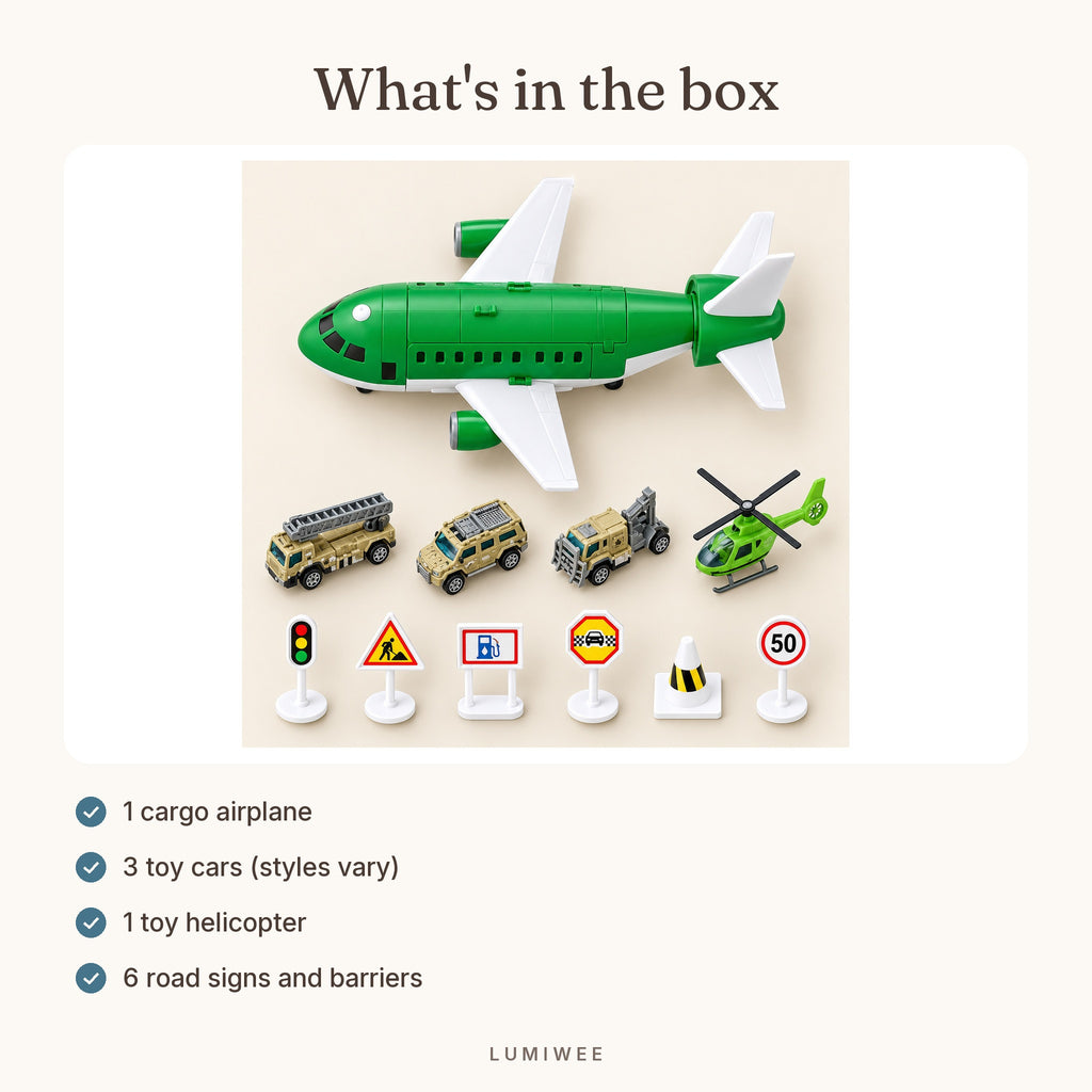 Lumiwee infographic: Cargo - What's in the box