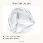 Lumiwee infographic: Corner Guards - What's in the box
