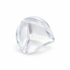 Clear Lumiwee corner guard for baby proofing on a white background