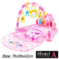 Lumiwee Clover Piano Baby Play Mat, Pink Unicorn with Mirror option