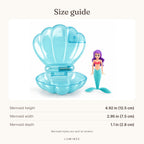 Lumiwee infographic: Coral - Size guide