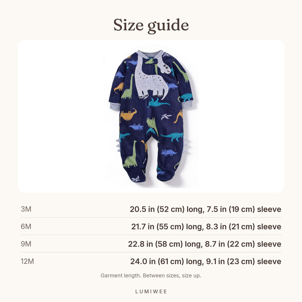 Lumiwee infographic: Critter - Size guide