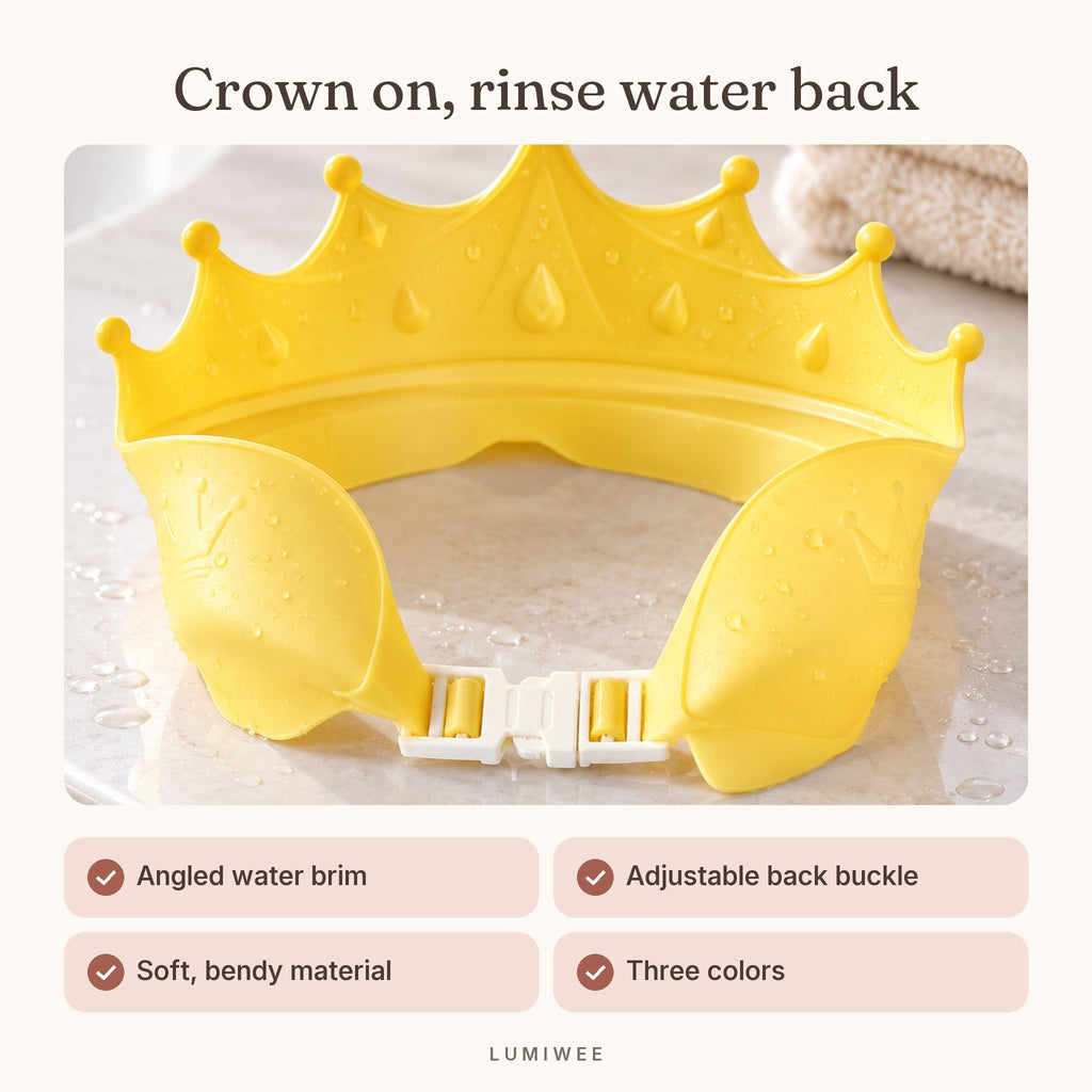 Lumiwee infographic: Crown - Crown on, rinse water back