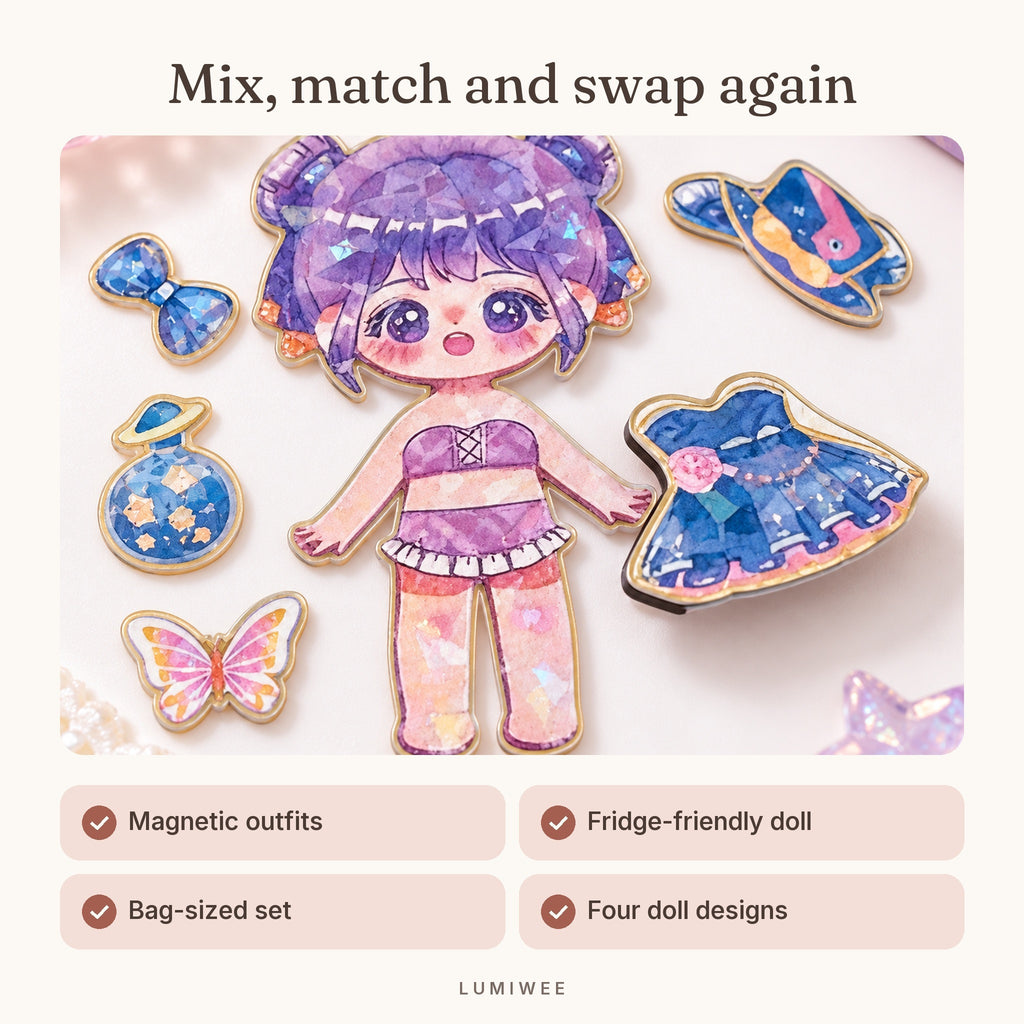 Lumiwee infographic: Dahlia - Mix, match and swap again