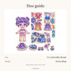 Lumiwee infographic: Dahlia - Size guide