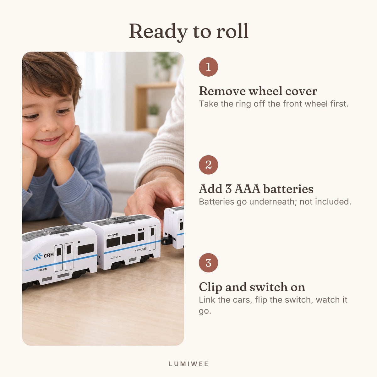 Lumiwee infographic: Dash - Ready to roll