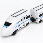 Close-up of the Lumiwee Dash train swivel wheel and clip-on car connector