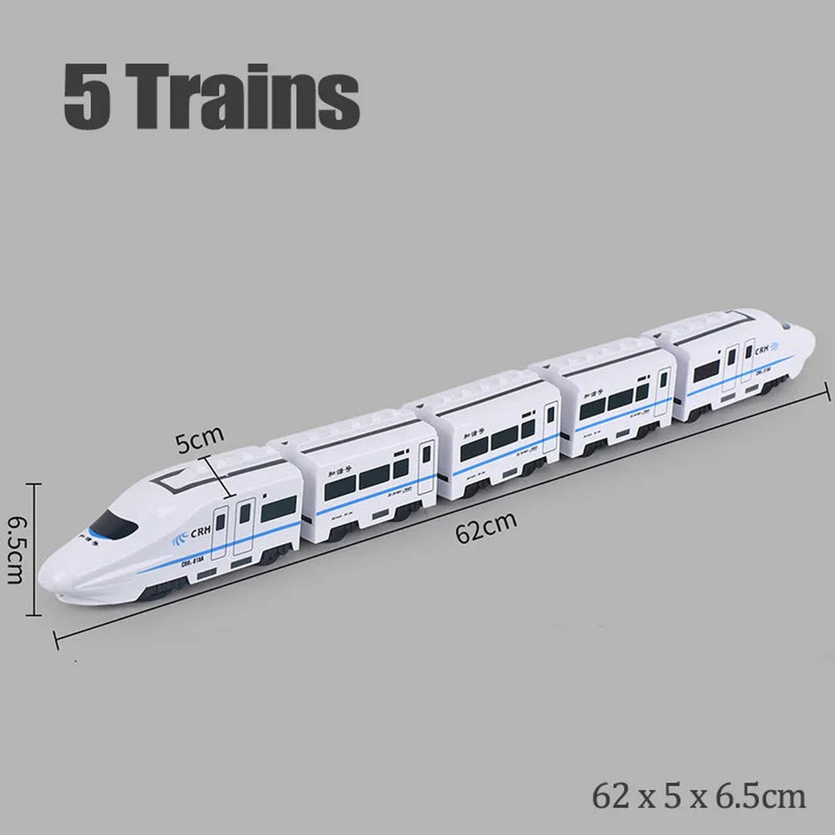Lumiwee Dash Bullet Toy Train Set, 5-Car Train option
