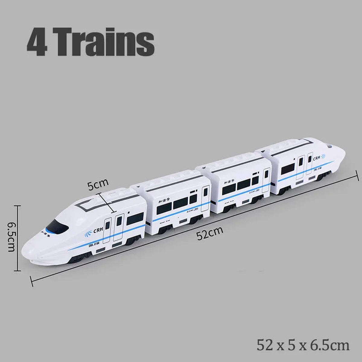 Lumiwee Dash Bullet Toy Train Set, 4-Car Train option