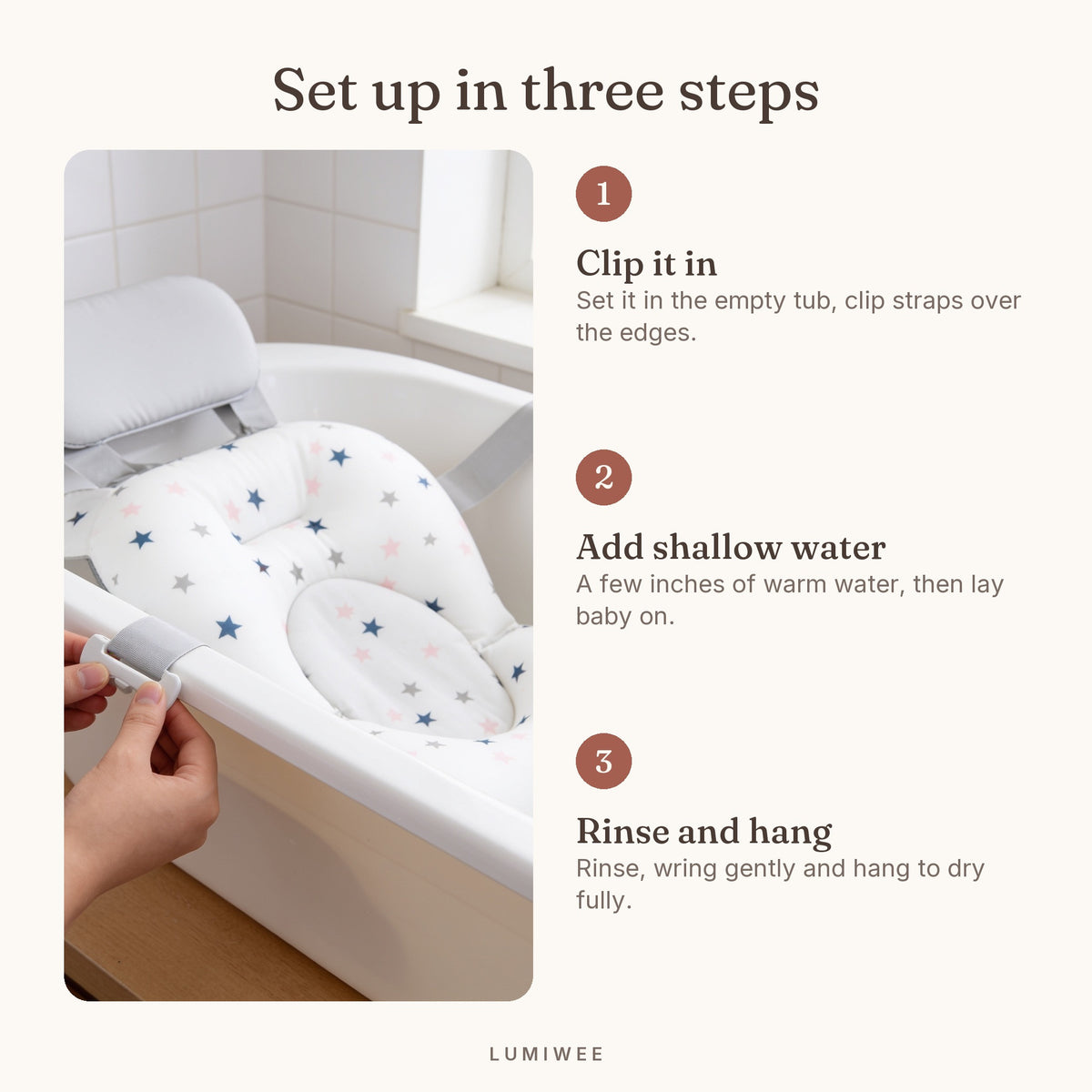 Lumiwee infographic: Dew - Set up in three steps