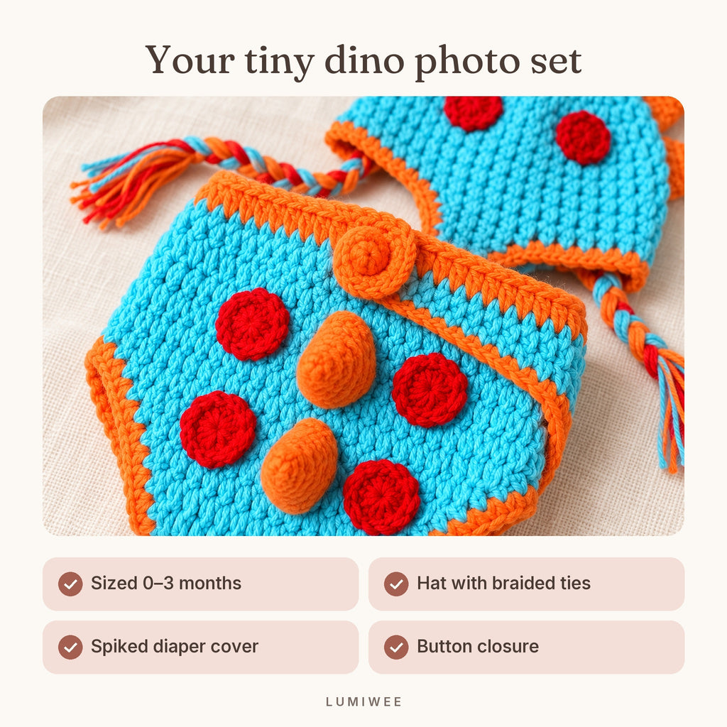 Lumiwee infographic: Dinosaur - Your tiny dino photo set