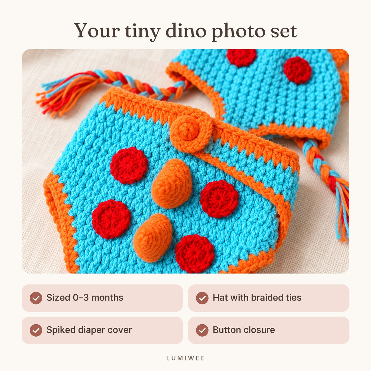 Lumiwee infographic: Dinosaur - Your tiny dino photo set