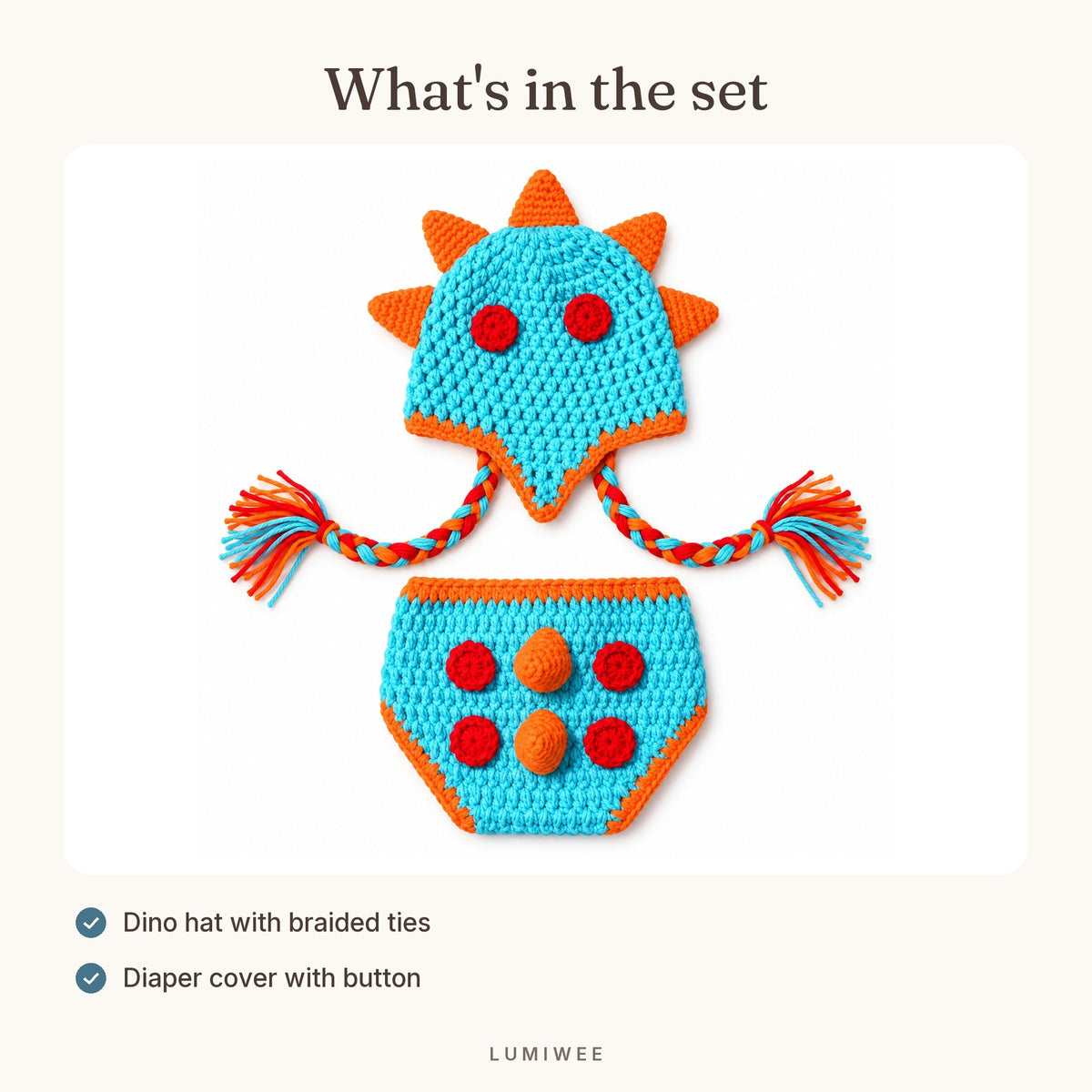 Lumiwee infographic: Dinosaur - What's in the set