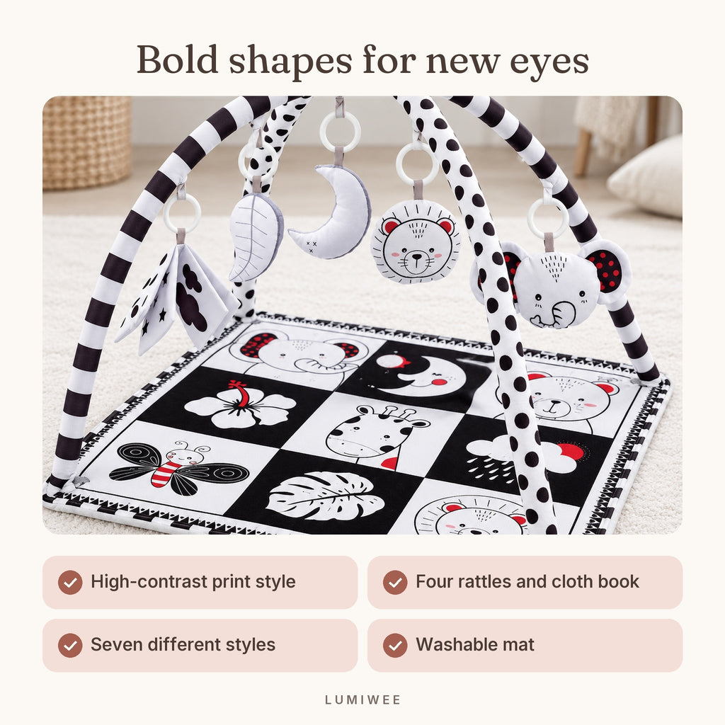 Lumiwee infographic: Domino - Bold shapes for new eyes