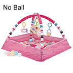 Lumiwee Domino Baby Play Mat & Activity Gym, Pink Mesh-Sided option