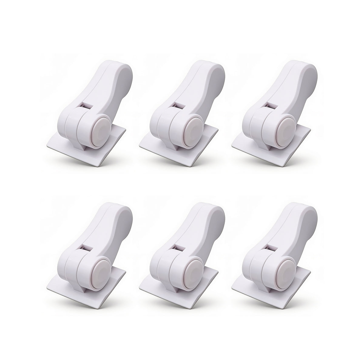 Lumiwee Adhesive door lever lock, 6 Pcs option, in a bright room