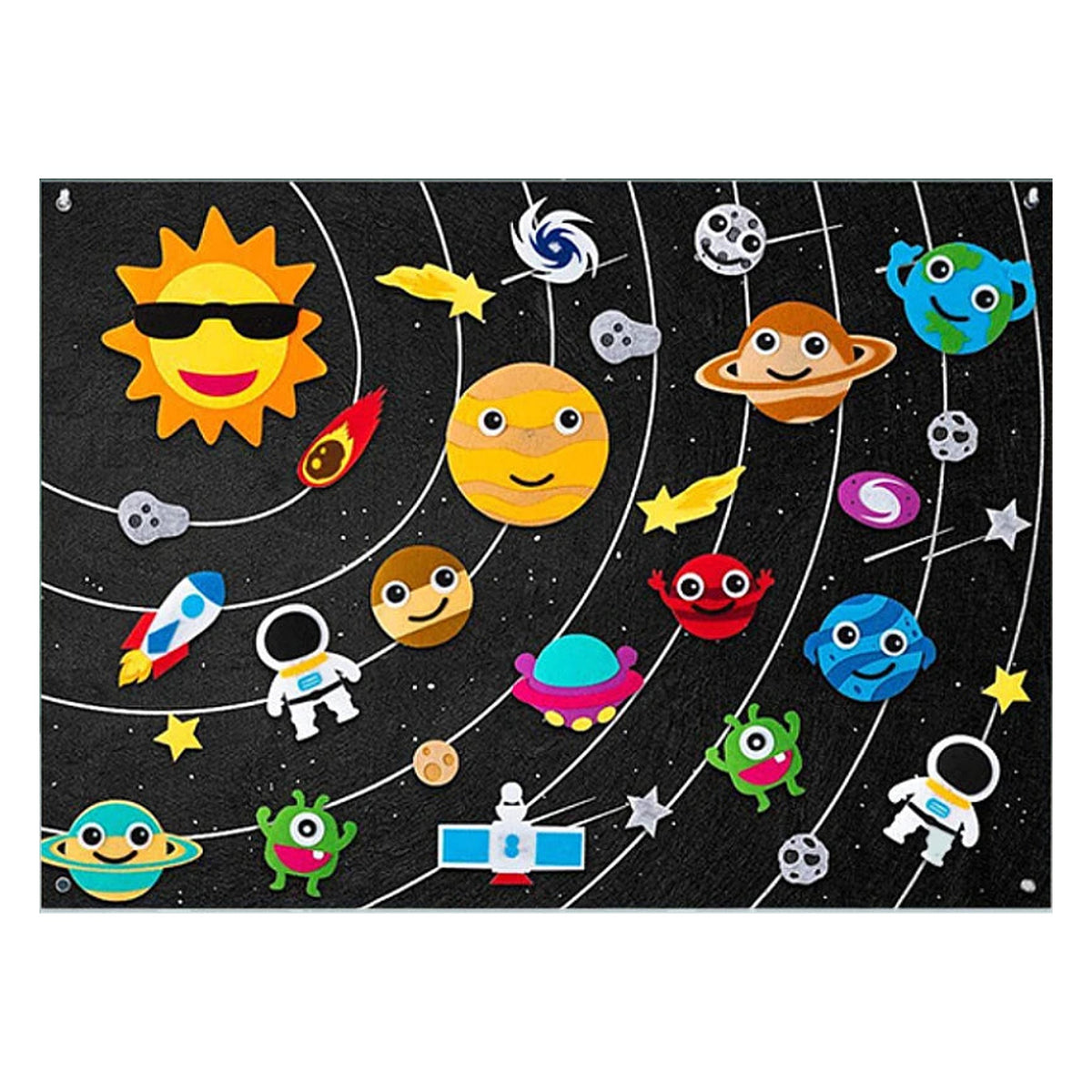 Lumiwee Fable Felt Board, Starry Sky option