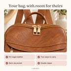 Lumiwee infographic: Finch - Your bag, with room for theirs