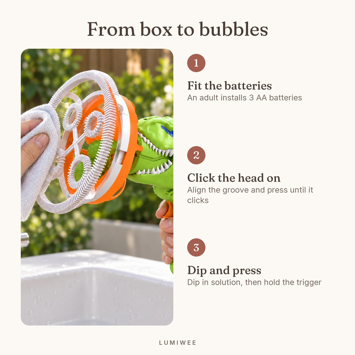 Lumiwee infographic: Fizz - From box to bubbles