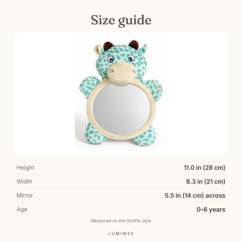 Lumiwee infographic: Glance - Size guide