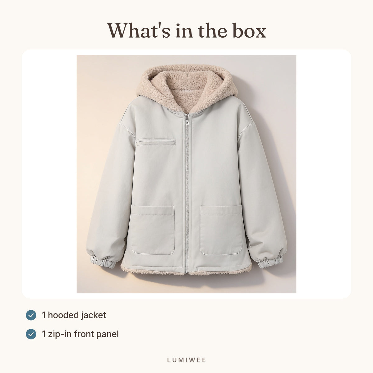 Lumiwee infographic: Hearth - What's in the box