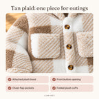 Lumiwee infographic: Heather - Tan plaid: one piece for outings