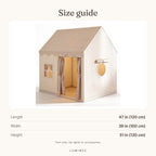 Lumiwee infographic: Hideout - Size guide