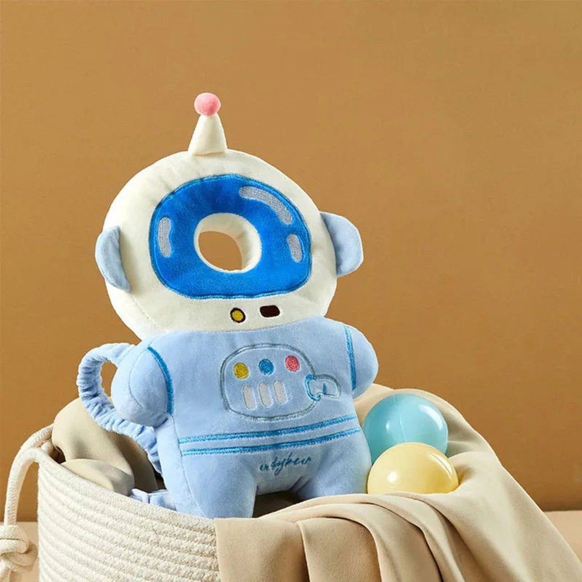Lumiwee Infant Head Protector Backpack, Space (Cloth) option