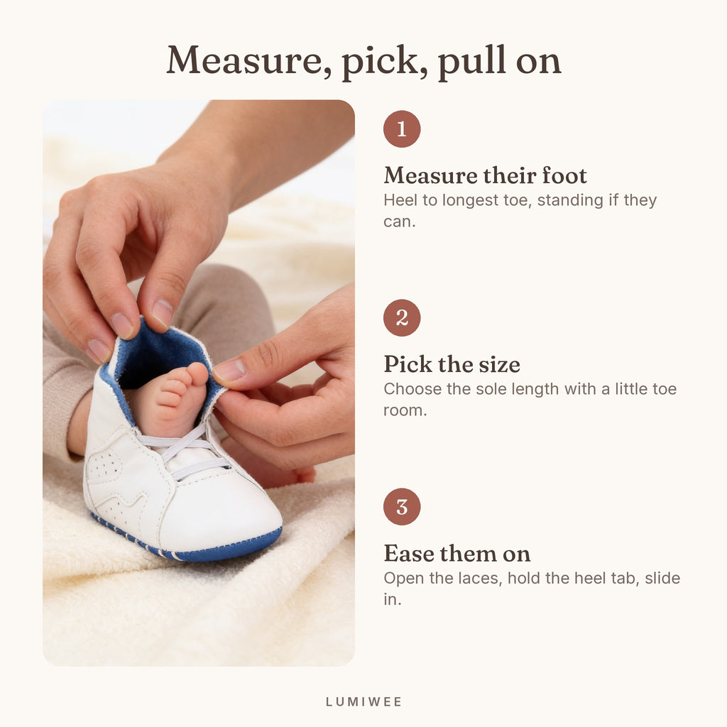 Lumiwee infographic: Kick - Measure, pick, pull on