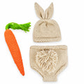 Lumiwee Lion & Bunny Newborn Costume & Photo Props, Bunny Set – 3 Pcs option