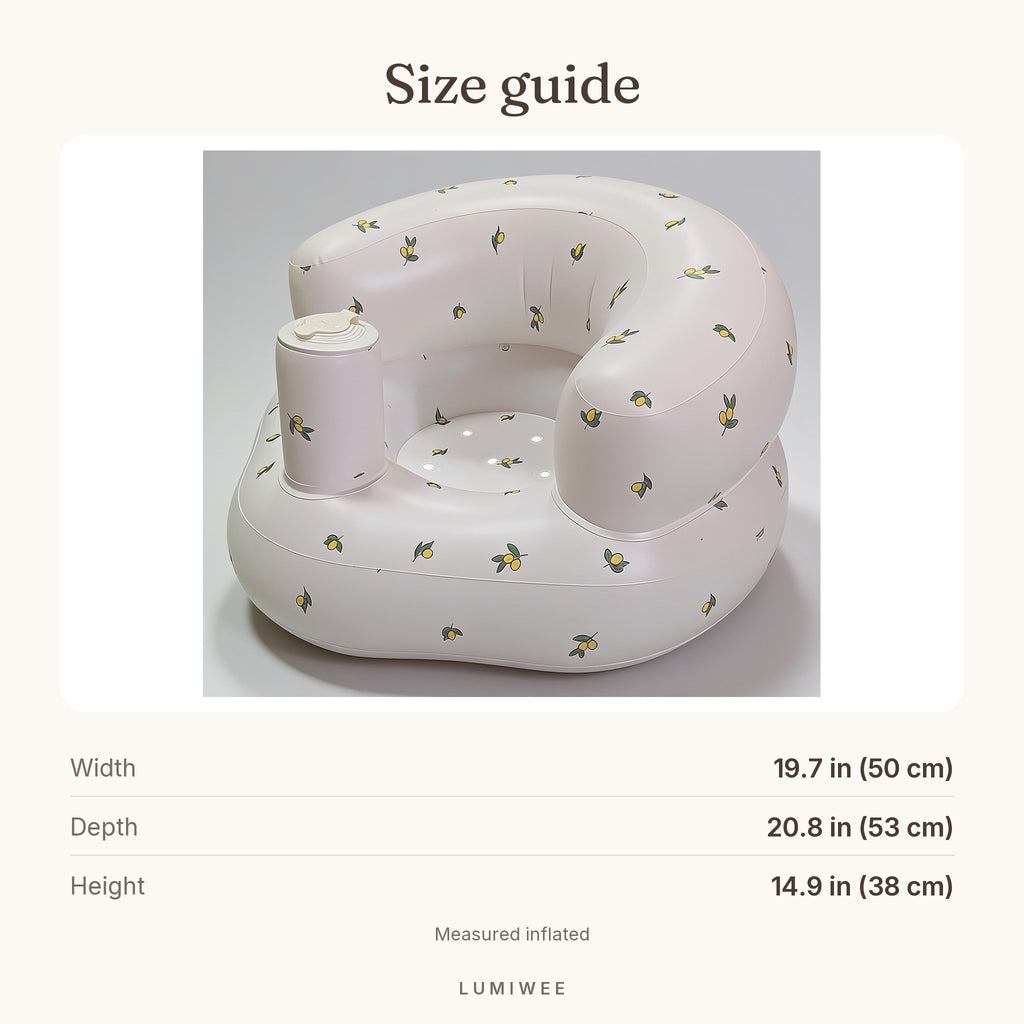 Lumiwee infographic: Mallow - Size guide