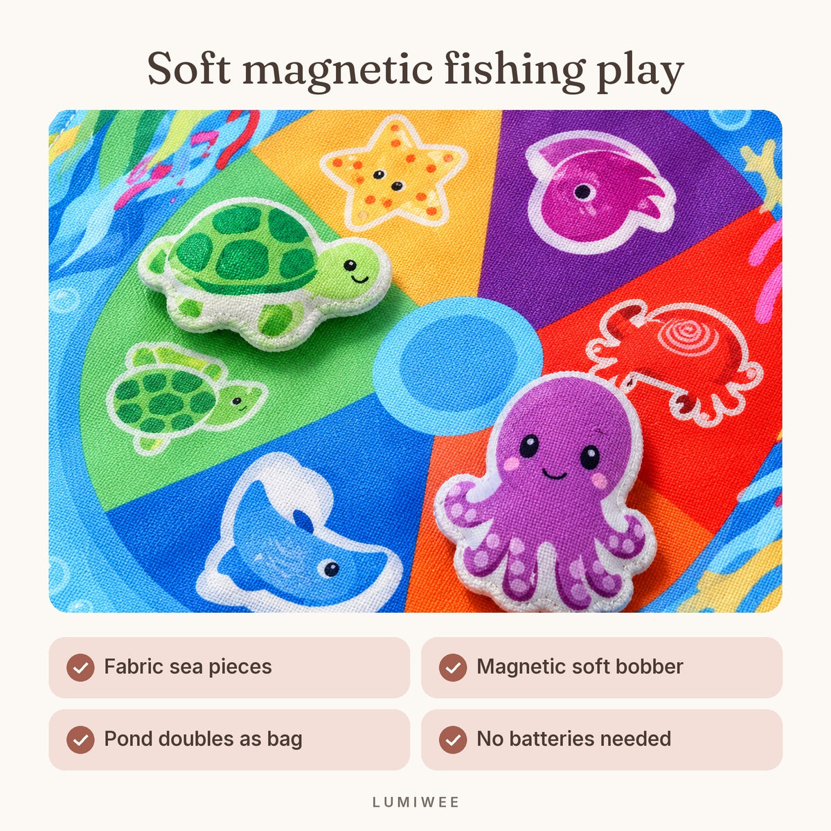 Lumiwee infographic: Minnow - Soft magnetic fishing play